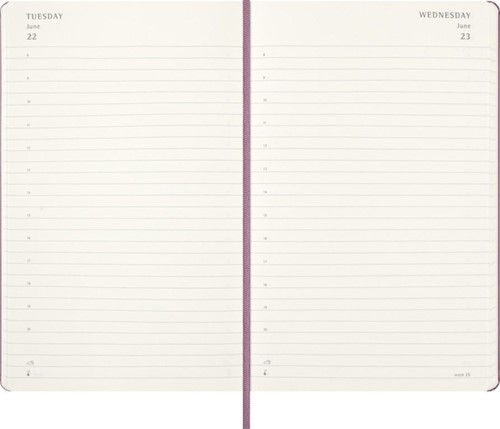 Agenda 2027 Moleskine 12M Planner Daily 1dag/1pagina large hc majestic pink-3