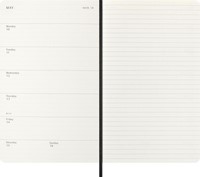 Agenda 2027 Moleskine 12M Planner Weekly 7dagen/1pagina large sc black-3