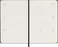 Agenda 2027 Moleskine 12M Planner Weekly 7dagen/2pagina's pocket hc black-3