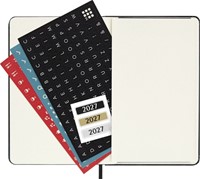 Agenda 2027 Moleskine 12M Planner Weekly 7dagen/2pagina's pocket hc black-3