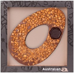 Chocolade Australian Dodo paasei hazelnoot amaretti melk 150g