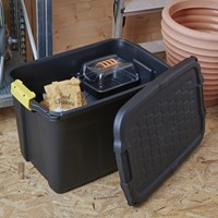 Opbergbox Bankers Box 60L met handgrepen robuust zwart-1