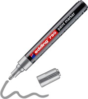 Paintmarker edding 790 op alcoholbasis 2-3mm zilver-2