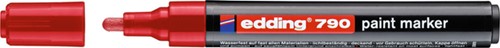 Paintmarker edding 790 op alcoholbasis 2-3mm rood