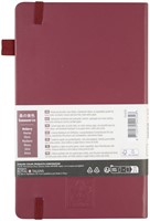 Notitieboek Sakura large 130x210mm lijn hard cover moerbei-3