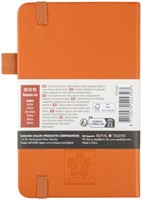 Notitieboek Sakura pocket 90x140mm lijn hard cover amber-3