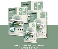 Lamineerhoes Fellowes A6 2x75micron recycled mat 100stuks-3