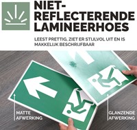 Lamineerhoes Fellowes A4 light 50% gerecycled mat 100stuks-1