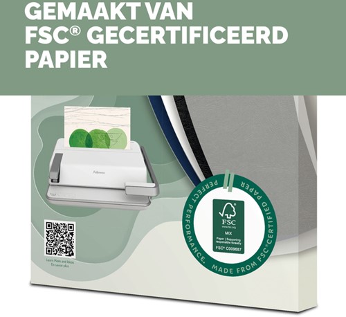 Voorblad Fellowes A4 FSC translucent papier 150gram 50vel-3