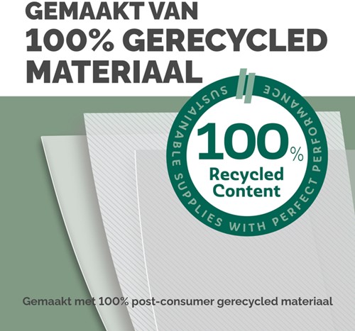 Voorblad Fellowes A4 PET 150micron recycled 100 stuks-3