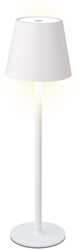 Tafellamp Lumineo led oplaadbaar steady buiten wit