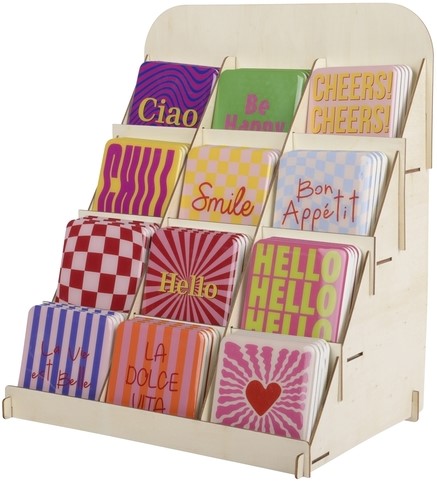 Decobordjes Decoris MDF 9.5x9.5cm assorti