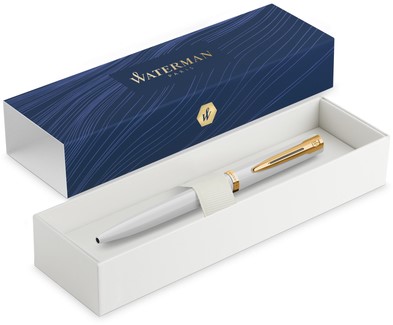 Balpen Waterman Allure Impression white GT medium-2