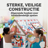 Kartonnen speelhuis XL Verjaardag Bankers Box Play inkleurbaar-2