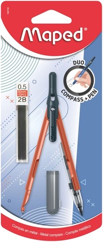 Penpasser Maped 3-delig assorti-3