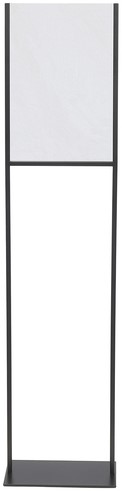 Infostandaard Europel metaal met acryl bord A3 zwart