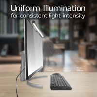 Monitorlamp ACT led dimbaar USB-3