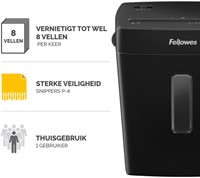 Papiervernietiger Fellowes P-42C snippers 4x34mm-2