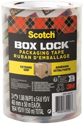 Verpakkingstape Scotch Box Lock 3950-EF 48mmx50m 3 stuks