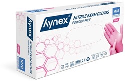 Handschoen Hynex nitril M roze 3.5gr 100 stuks