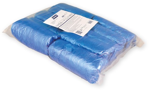 Mouwovertrek Hynex PE blauw 100 stuks