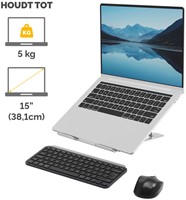 Laptopstandaard Fellowes Alumia zilver-2