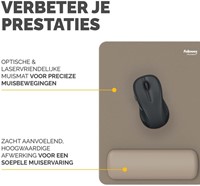 Muismat met polssteun Fellowes Breyta XL zand-3