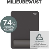 Muismat met polssteun Fellowes Breyta XL zwart-5