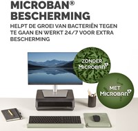 Muismat met polssteun Fellowes Breyta XL saliegroen-2