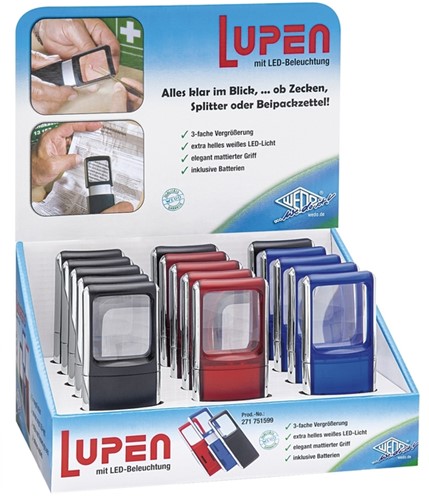 Loep WEDO met led-verlichting