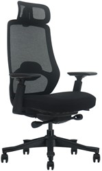 Bureaustoel Euroseats Ferrara zwart