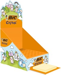 Display leeg Bic Cristal dierenfiguren