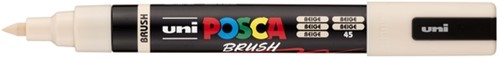 Paintmarker Uni POSCA PC-5BR brushpunt medium beige