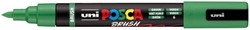 Paintmarker Uni POSCA PC-5BR brushpunt medium donkergroen