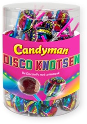 Lolly Candyman discoknotsen 100 stuks