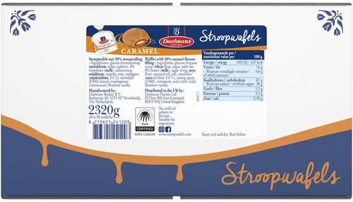 Stroopwafel Daelmans toefzak 290 gram-2