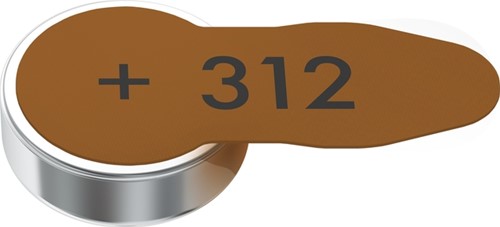 Batterij VARTA hoortoestel 8x 312-2