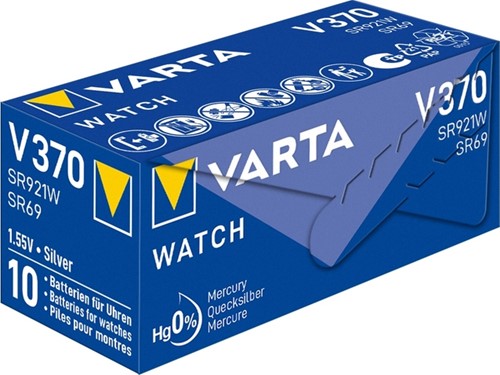 Batterij VARTA knoopcel 1x V370/SR69 zilver-3