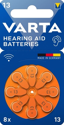 Batterij VARTA hoortoestel 8x 13