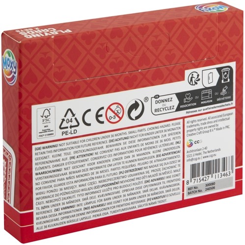 Speelkaarten Moxy set à 2 doosjes met 55 kaarten-2