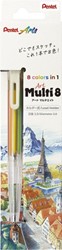 Vulpotlood Pentel XPH804 2.0mm multi 8 kleuren