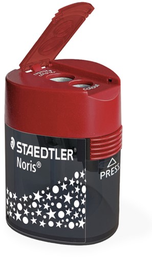 Puntenslijper Staedtler Noris 2gaats grijs/rood-2