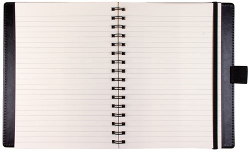 Notitieboek Multo Hannibal A5 zwart kunstleder-2