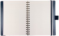 Notitieboek Multo Hannibal A5 blauw kunstleder-2