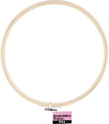 Borduurframe Creativ Company rond 25cm hout