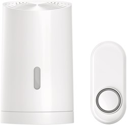 Draadloze deurbelset KlikAanKlikUit ACDB-9000AC wit