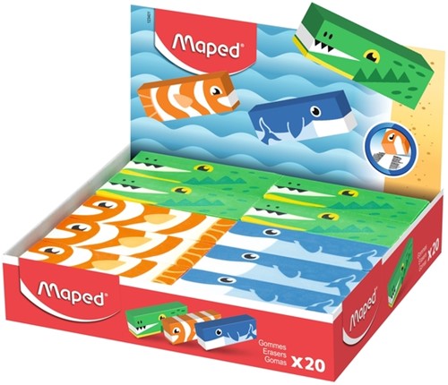 Gum Maped Animals display à 20 stuks assorti