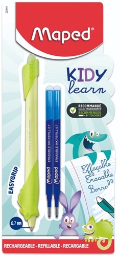 Oefenpen Maped Kidy Learn Magic uitwisbaar met 2 vullingen assorti
