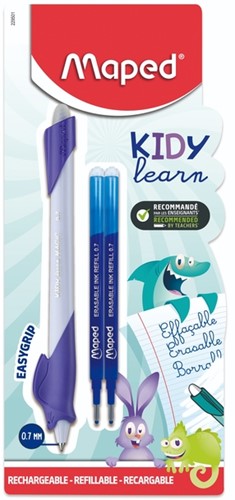 Oefenpen Maped Kidy Learn Magic uitwisbaar met 2 vullingen assorti-3