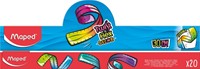 Liniaal Maped Twist 'n Flex Decor Animals 30cm display à 20 stuks assorti-2